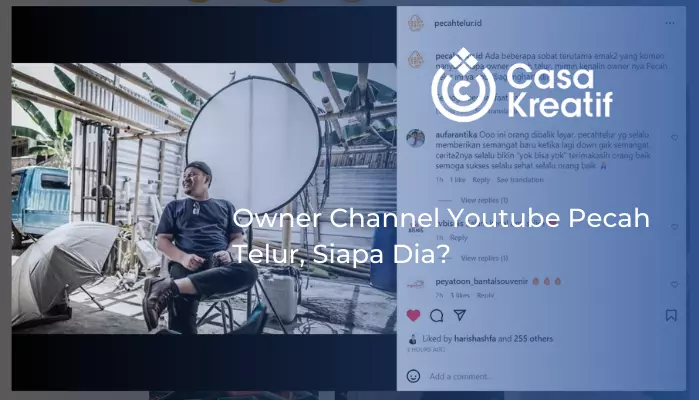 Owner Channel Youtube Pecah Telur