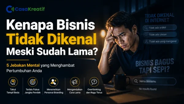 Kenapa Bisnis Tidak Dikenal Meski Sudah Lama? 5 Jebakan Mental yang Menghambat Pertumbuhan Anda