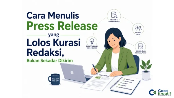 Cara Menulis Press Release yang Lolos Kurasi Redaksi, Bukan Sekadar Dikirim