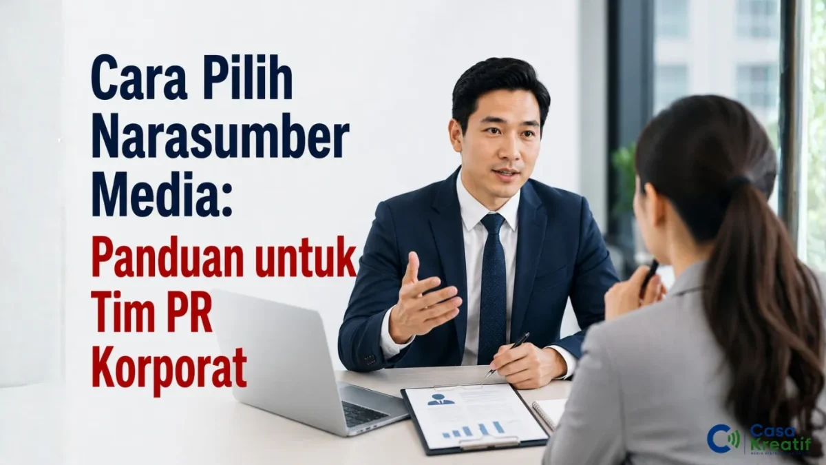 infografis cara pilih narasumber media yang tepat untuk PR korporat