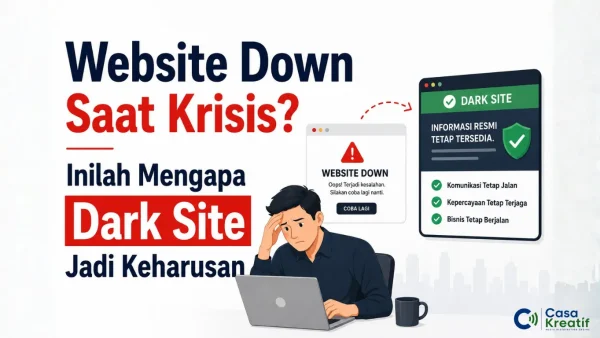 Saat Website Kamu Down di Tengah Krisis: Inilah Mengapa Dark Site Bukan Pilihan, Tapi Keharusan
