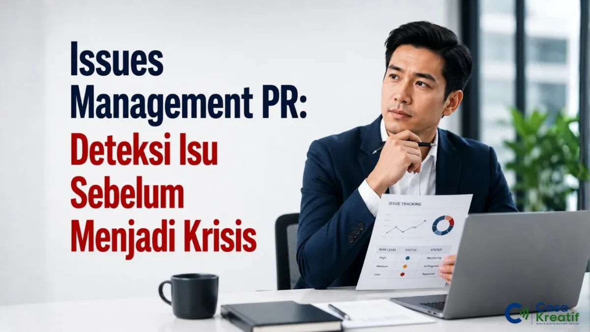 infografis siklus hidup isu dalam issues management PR